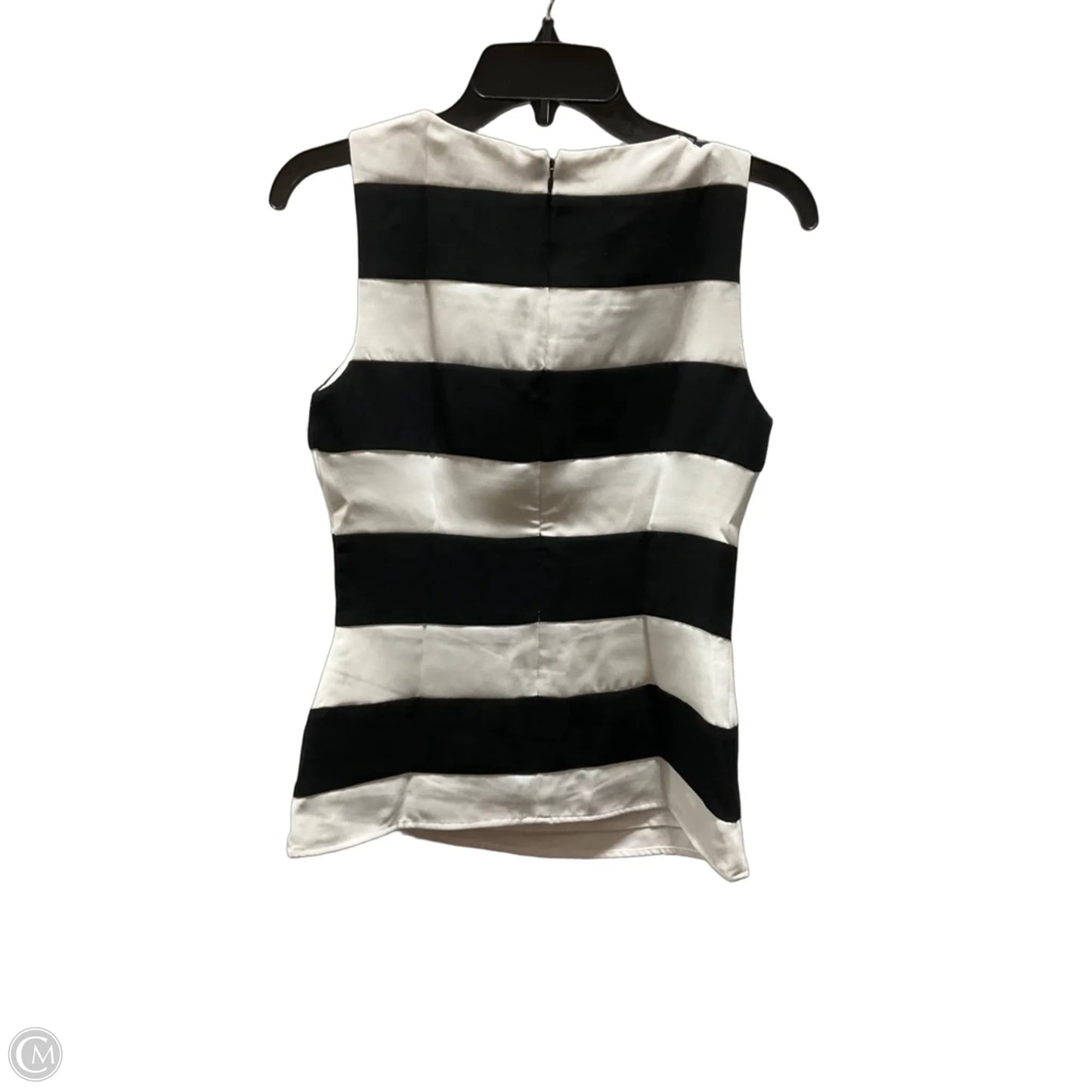 Top Sleeveless By Banana Republic In Striped Pattern, Size: 0p