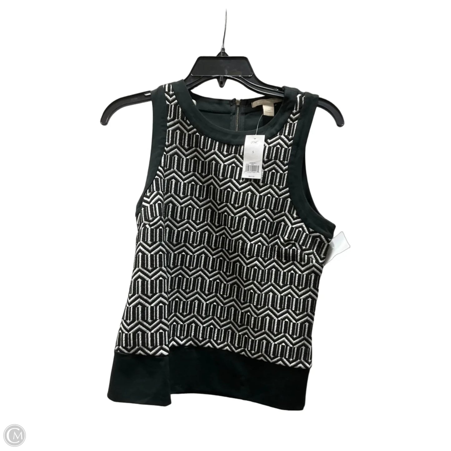 Top Sleeveless By Banana Republic In Striped Pattern, Size: S