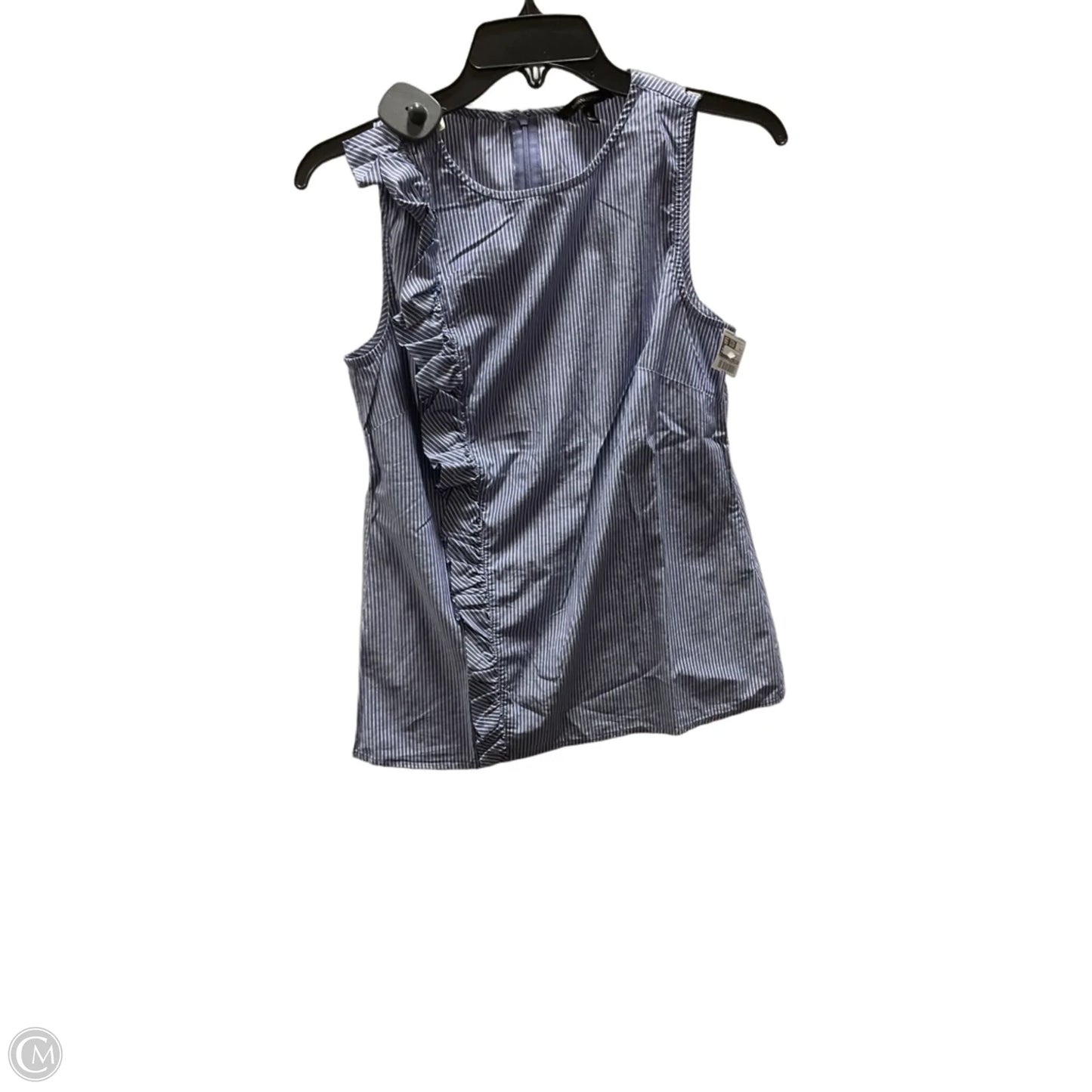 Top Sleeveless By Banana Republic In Striped Pattern, Size: M