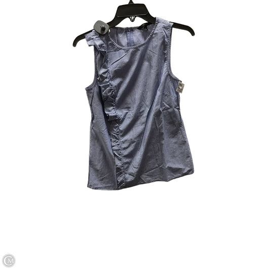 Top Sleeveless By Banana Republic In Striped Pattern, Size: M