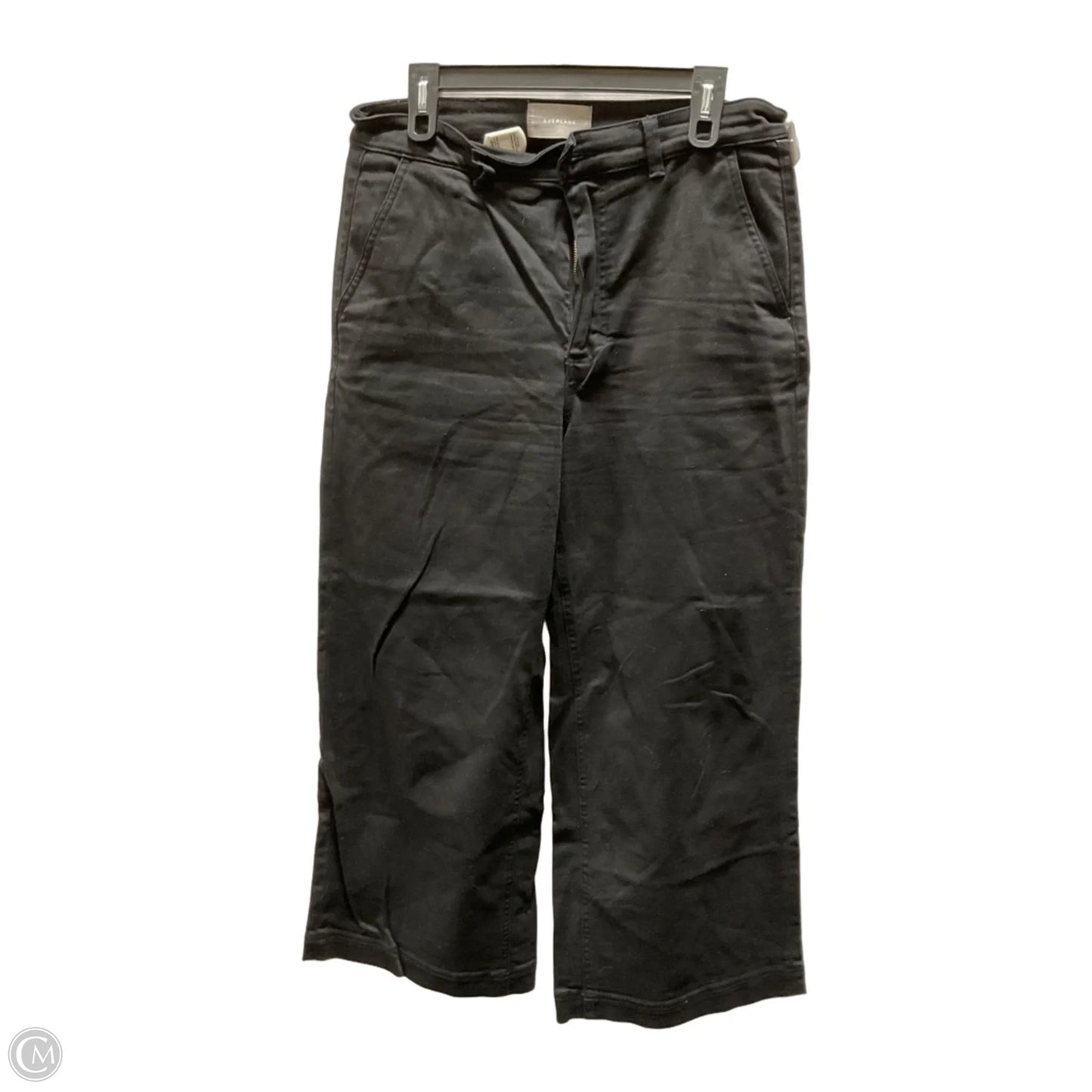 Jeans Wide Leg By Everlane In Black, Size: 12
