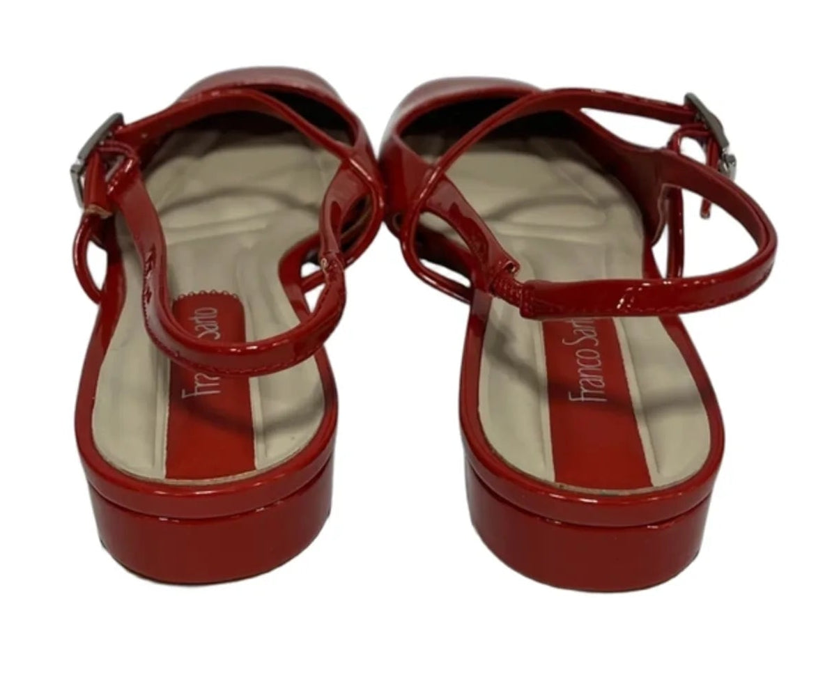 Shoes Flats By Franco Sarto In Orange, Size: 7