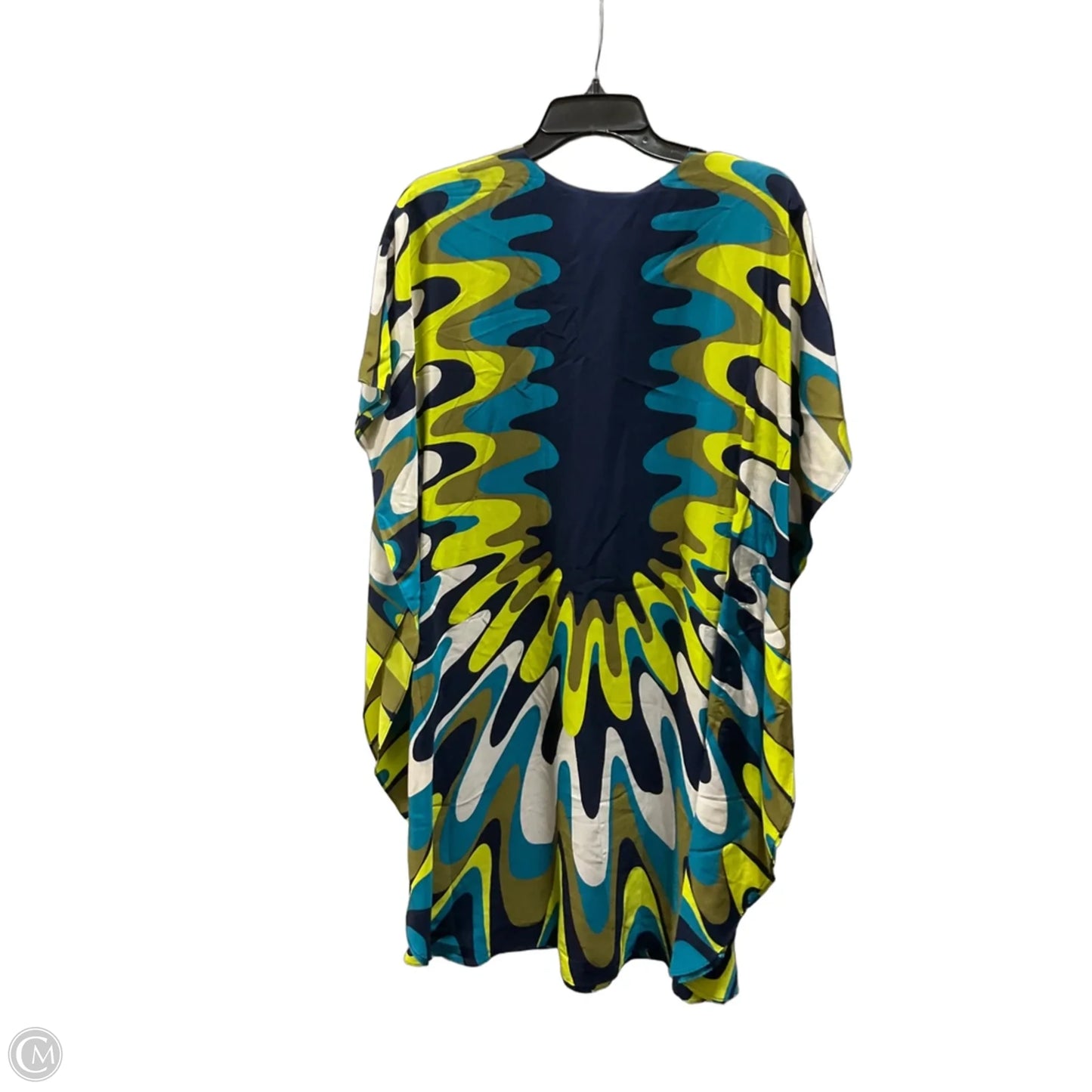 Dress Casual Short By Trina By Trina Turk In Blue & Green, Size: S