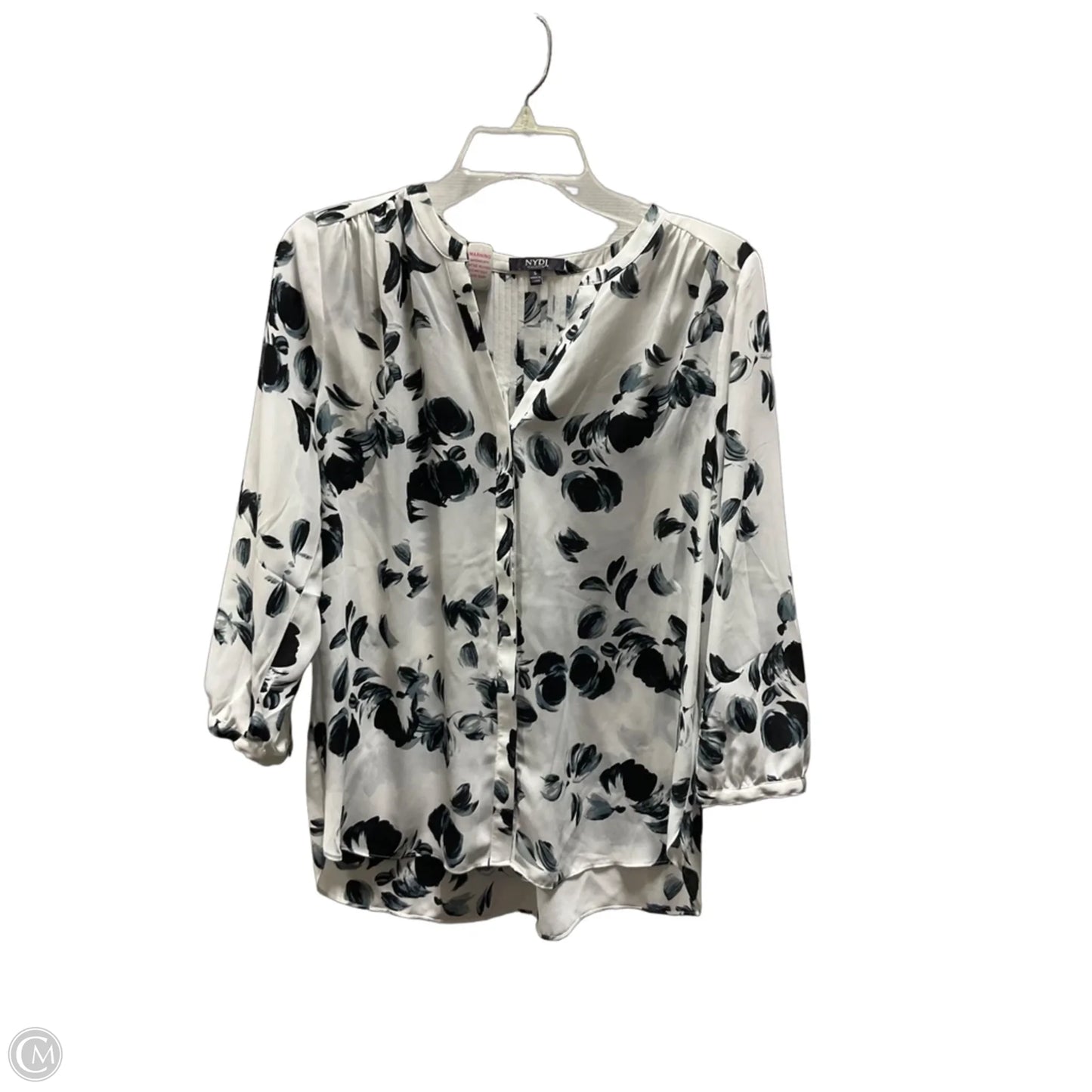 Top Long Sleeve By Not Your Daughters Jeans In White, Size: S
