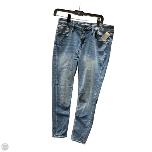 Jeans Skinny By Vigoss In Blue Denim, Size: 6
