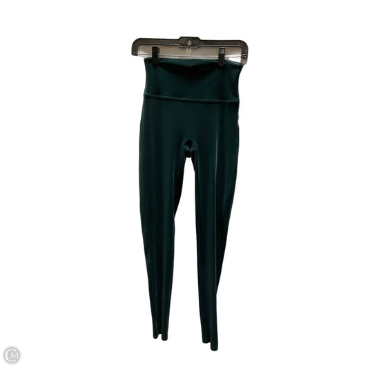 Athletic Leggings By Spanx In Green, Size: M