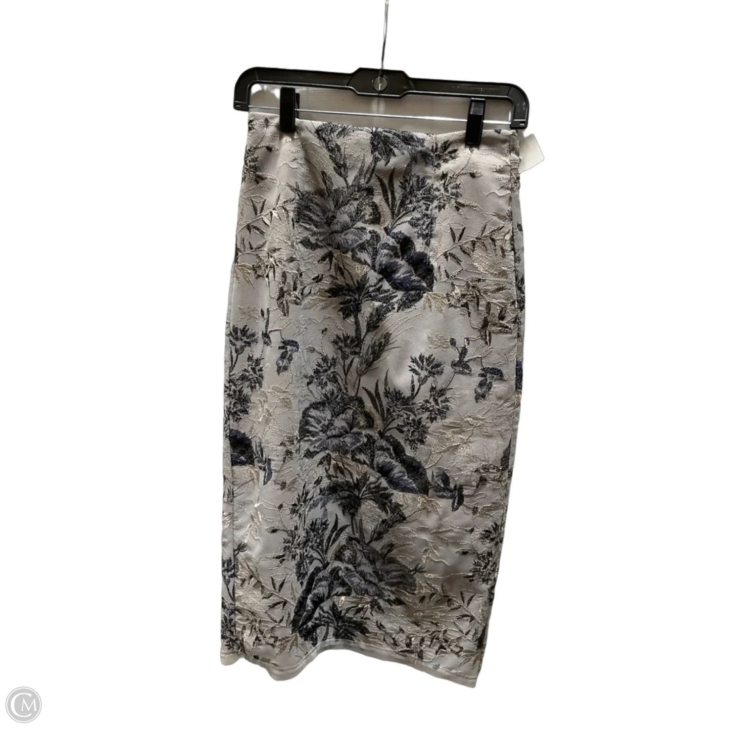 Skirt Midi By Bcbgmaxazria In Grey, Size: 2
