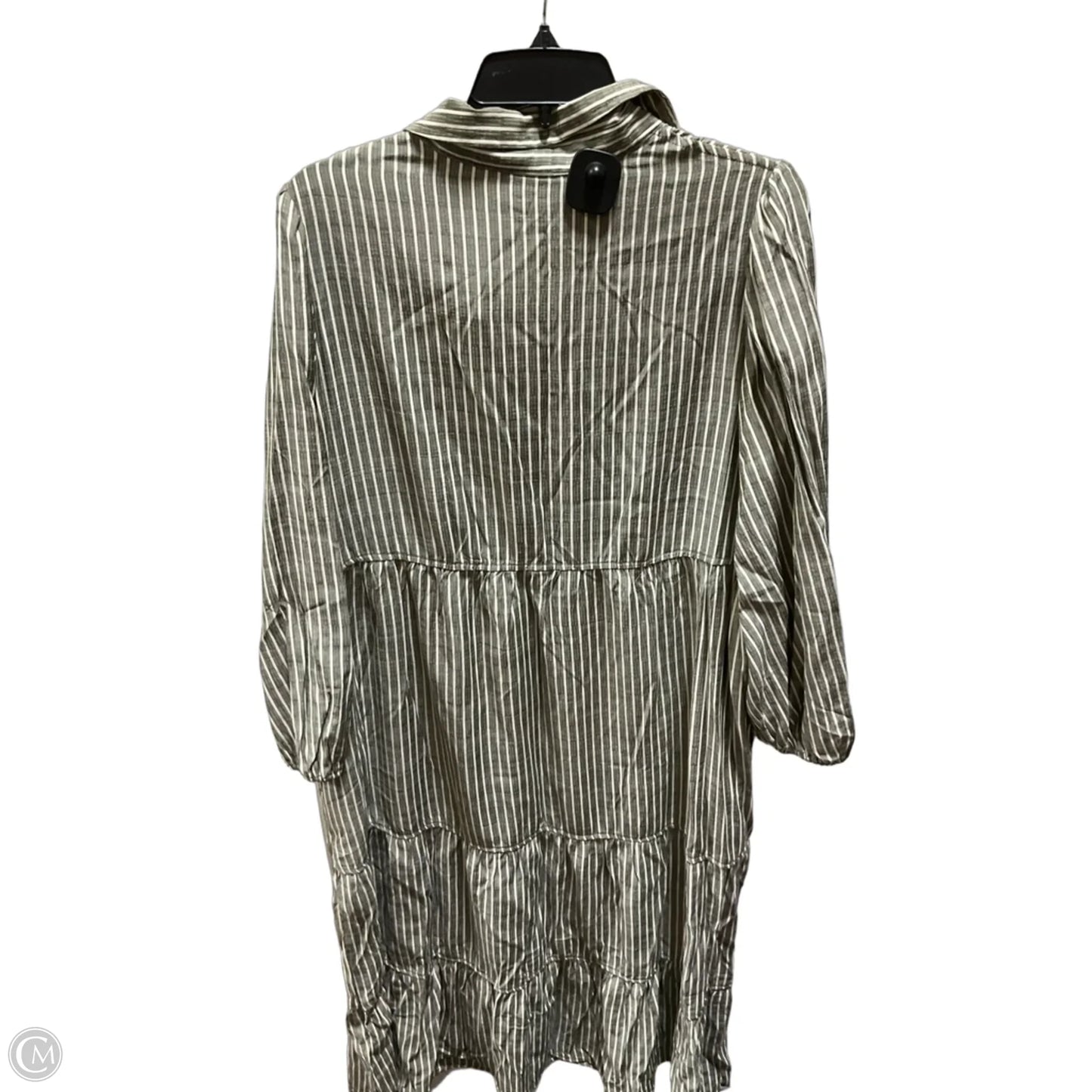 Dress Casual Midi By Max Studio In Striped Pattern, Size: Xl