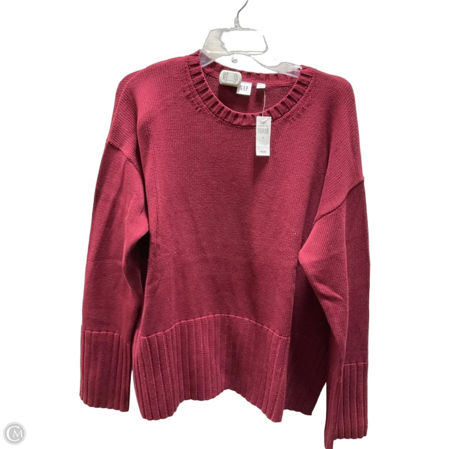 Sweater By Gap In Red, Size: S