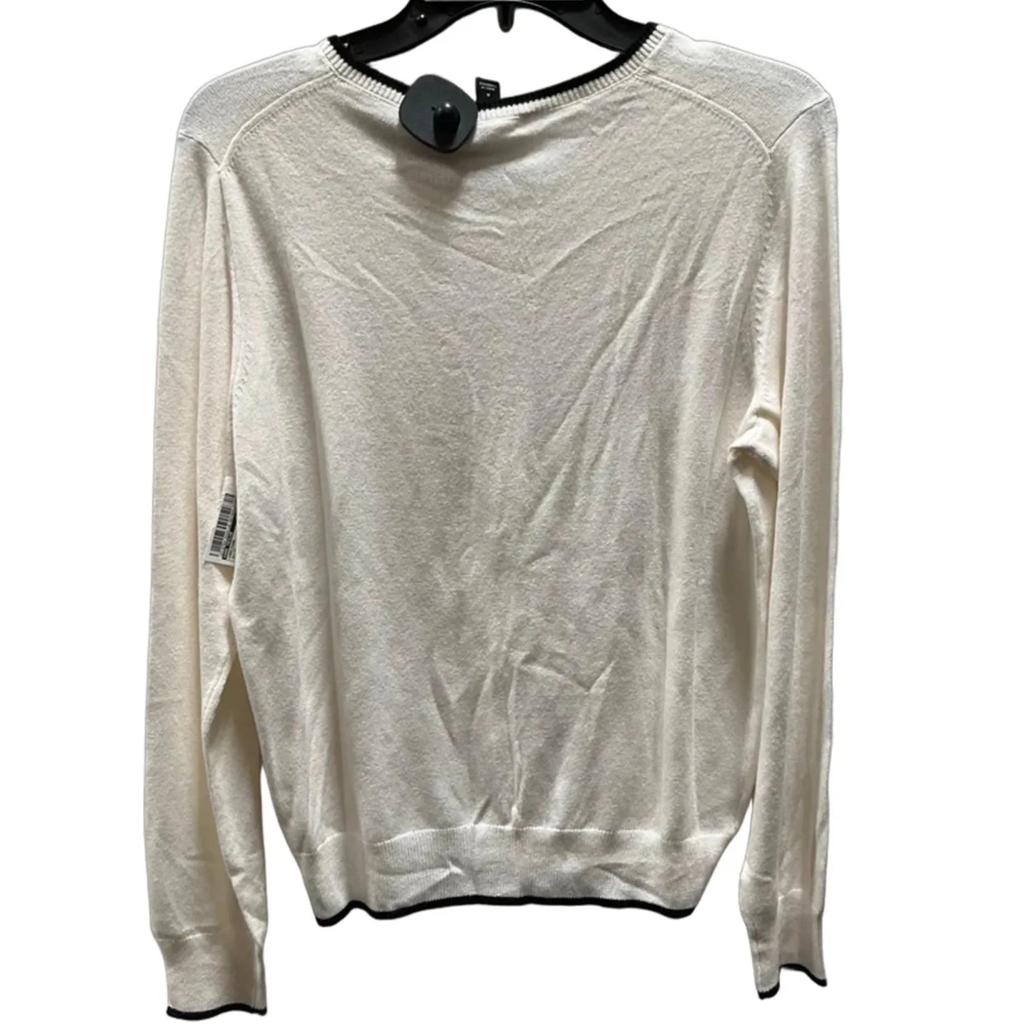 Cardigan By Ann Taylor In White, Size: M