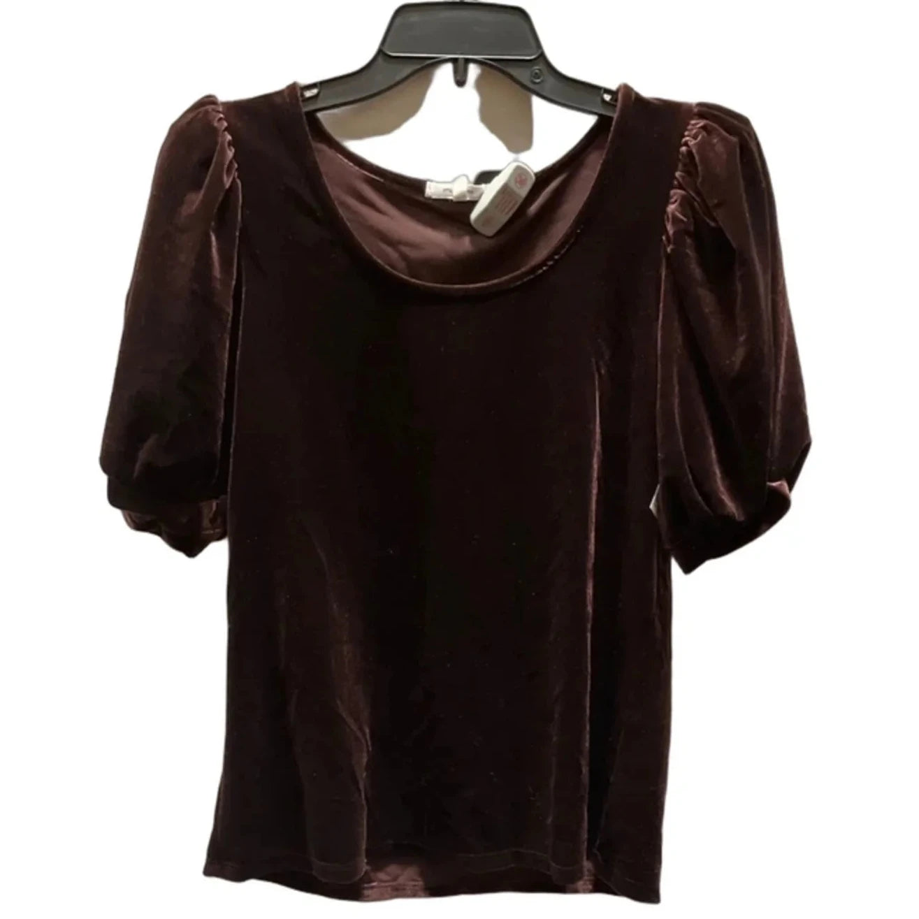 Top Short Sleeve By Maurices In Brown, Size: M