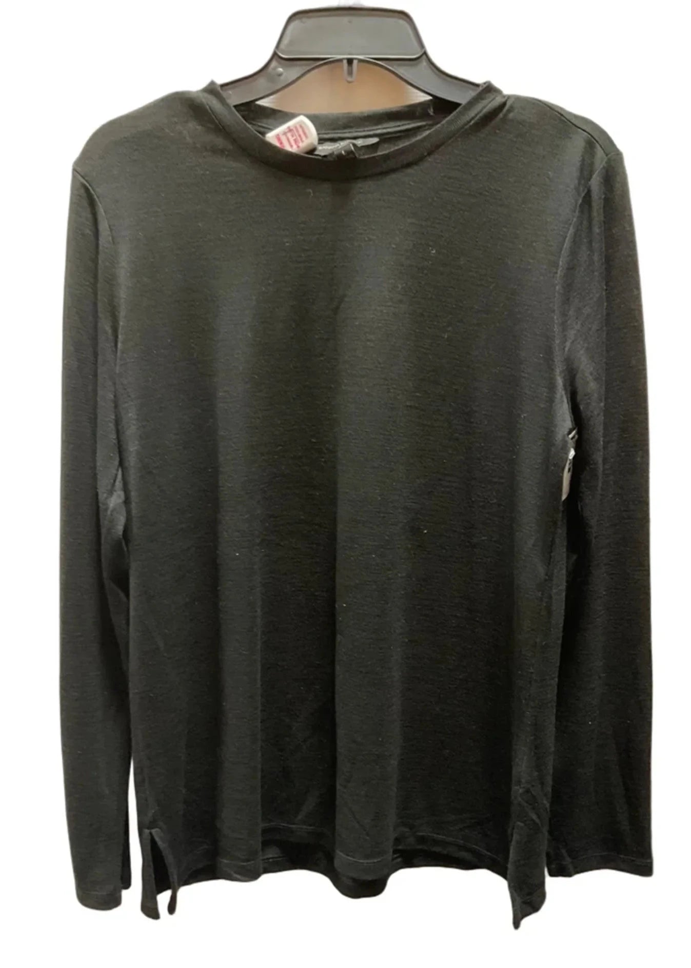 Top Long Sleeve By Banana Republic In Black, Size: L