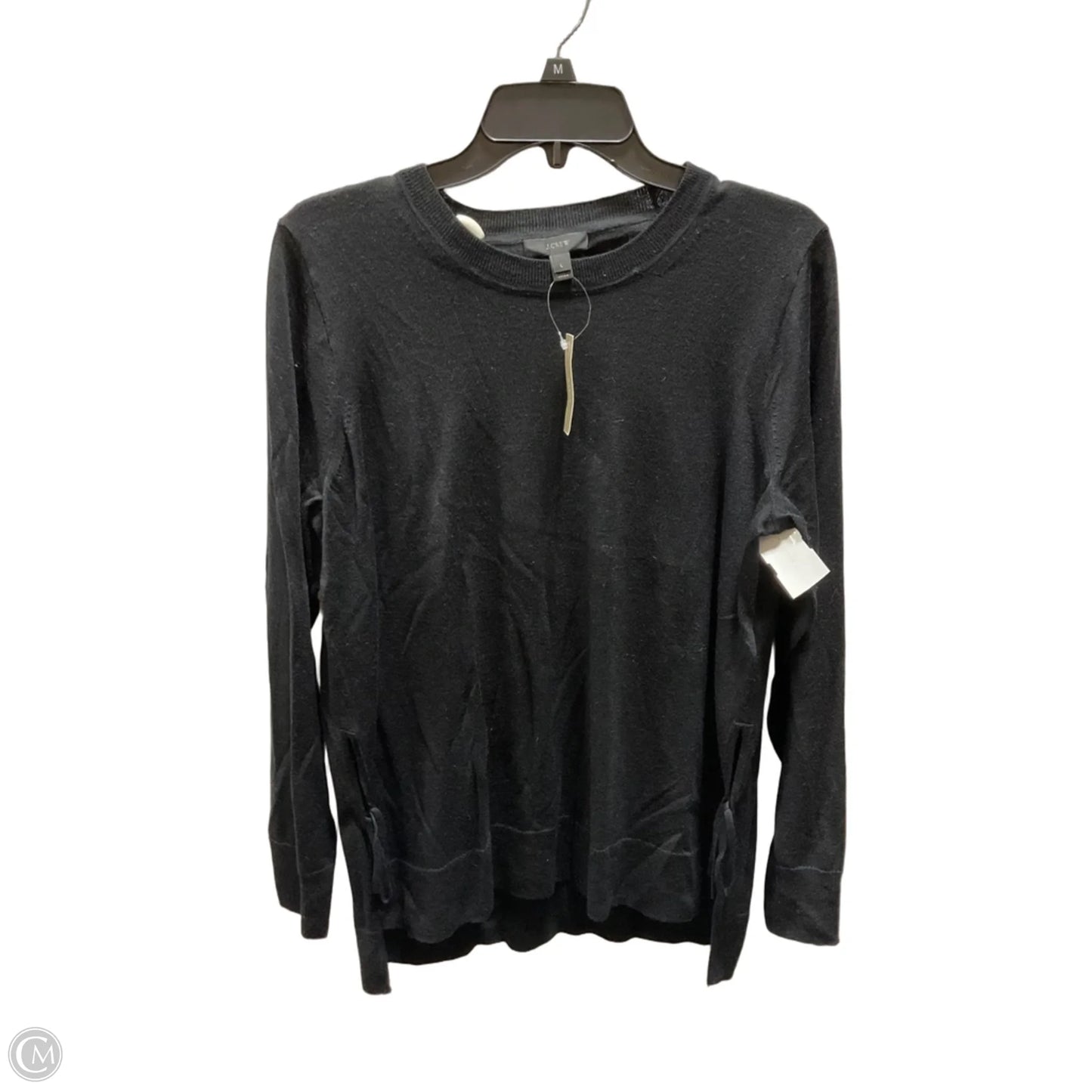 Top Long Sleeve By J. Crew In Black, Size: L