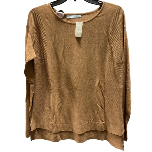 Top Long Sleeve By Maurices In Brown, Size: M