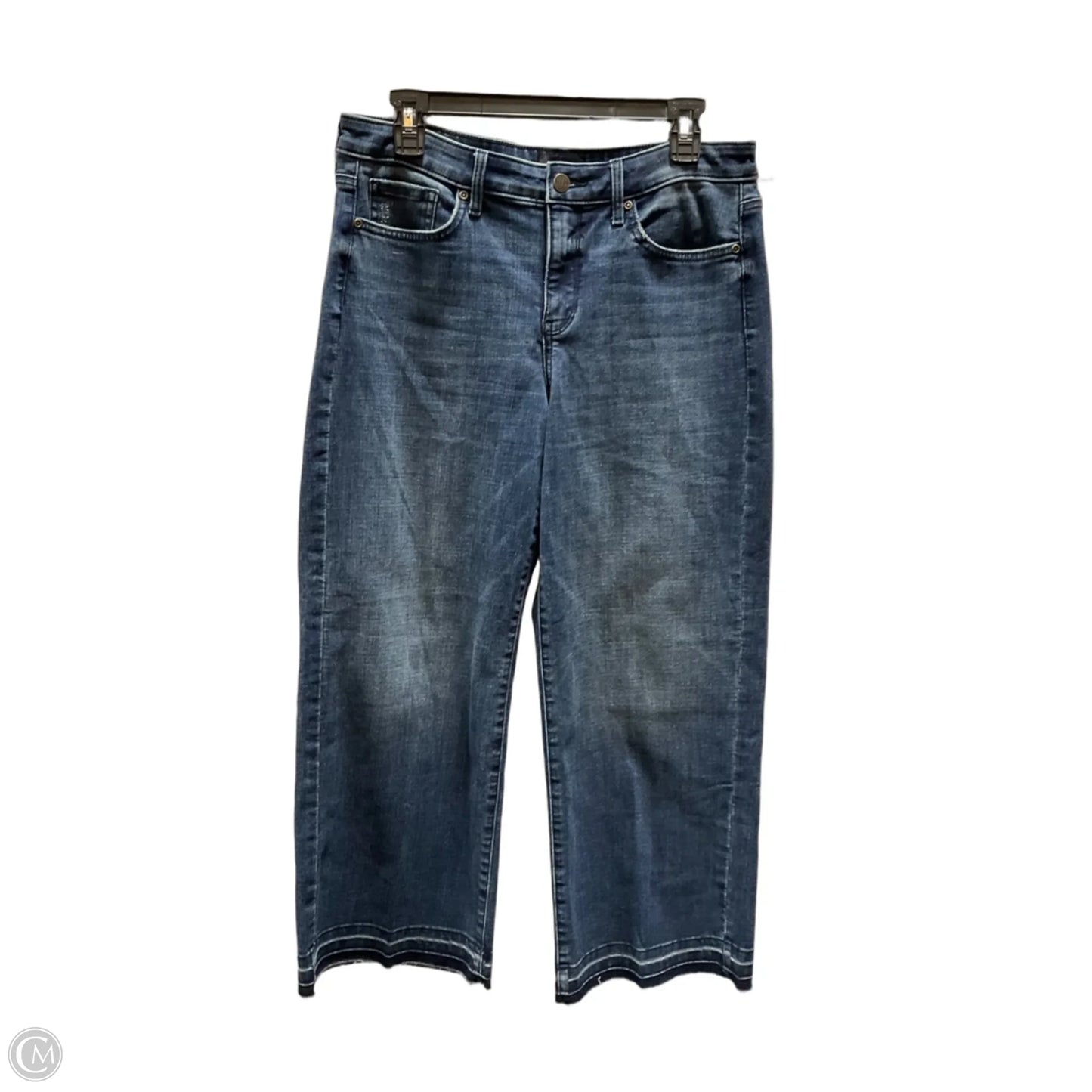 Jeans Wide Leg By Not Your Daughters Jeans In Blue Denim, Size: 8