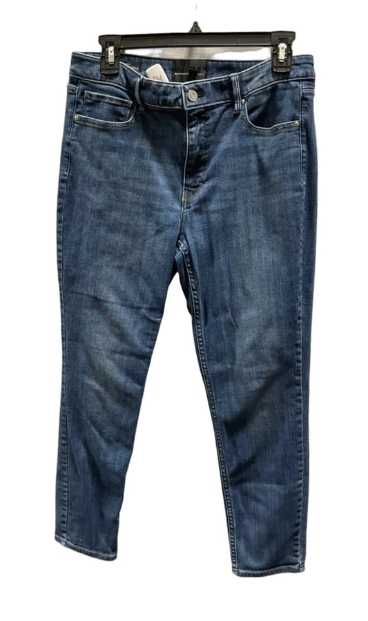 Jeans Skinny By White House Black Market In Blue Denim, Size: 8