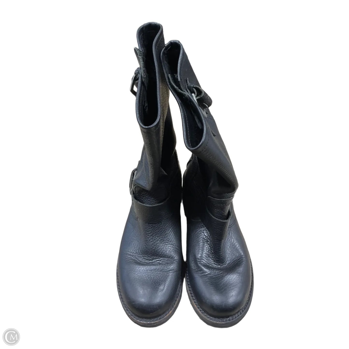 Boots Mid-calf Flats By Cmb In Black, Size: 9
