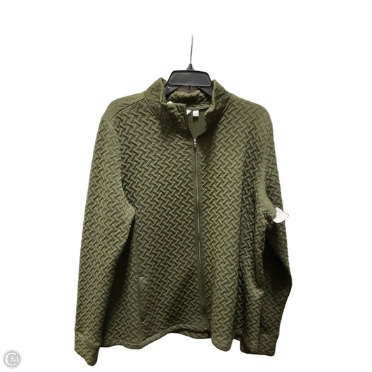 Athletic Jacket By Lady Hagen In Green, Size: Xxl