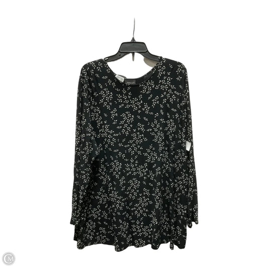 Top Long Sleeve By J. Jill In Black, Size: Xl
