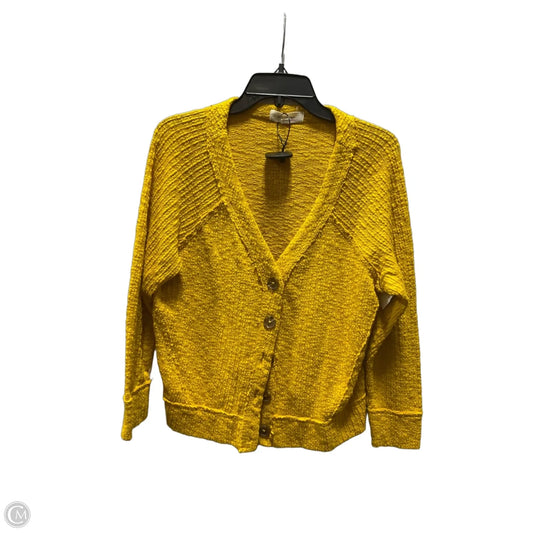 Cardigan By Vince Camuto In Yellow, Size: M
