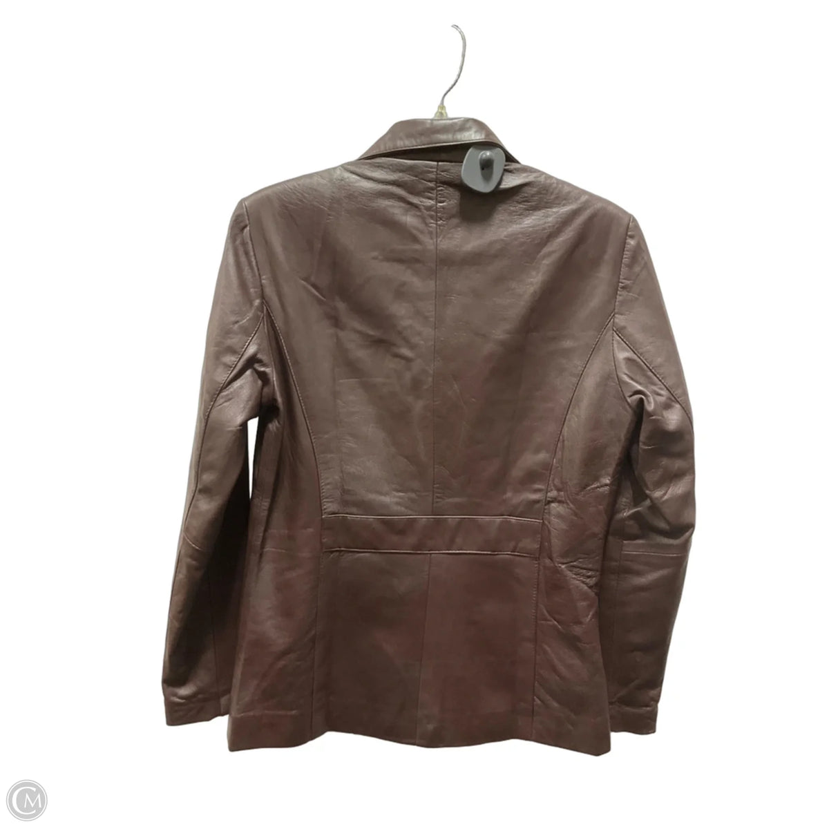 Jacket Leather By Cme In Red, Size: S