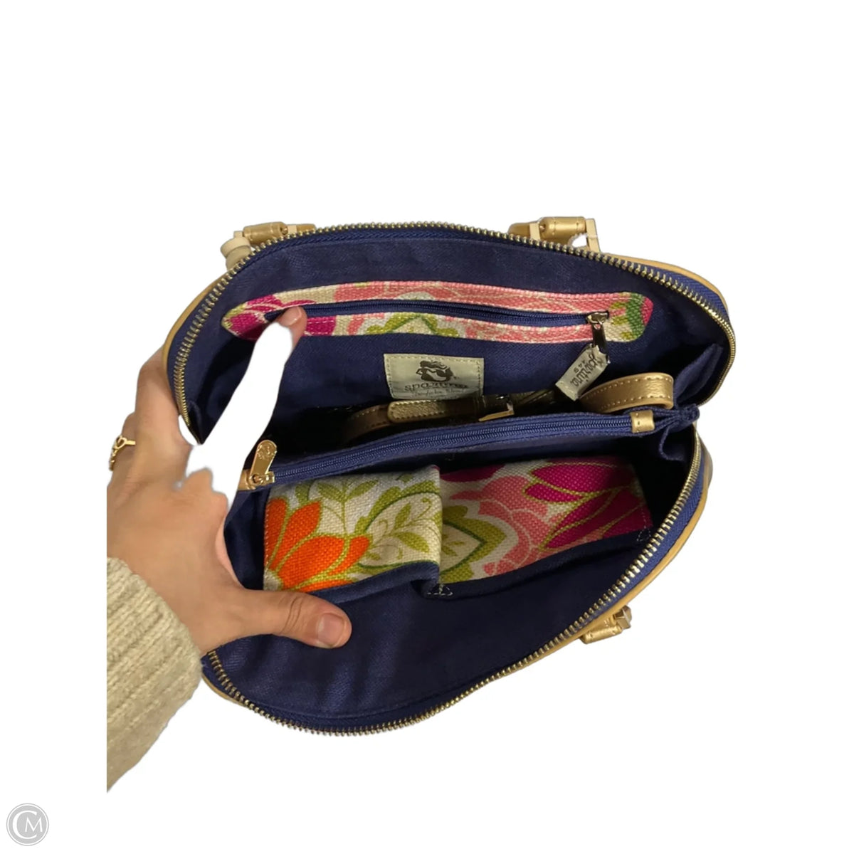 Handbag Designer By Spartina, Size: Small