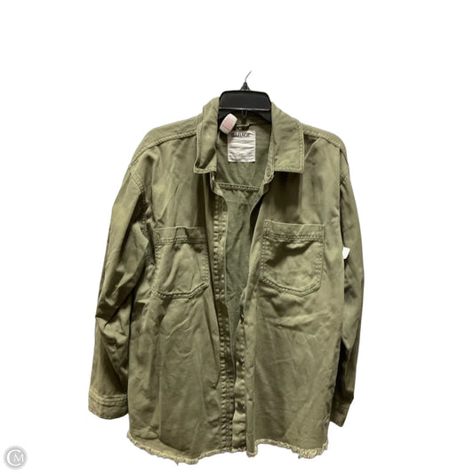 Jacket Shirt By Garage In Green, Size: S