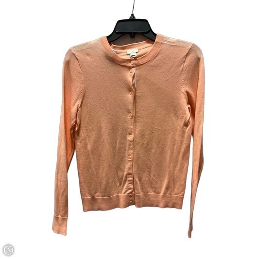 Cardigan By J. Crew In Orange, Size: Xs