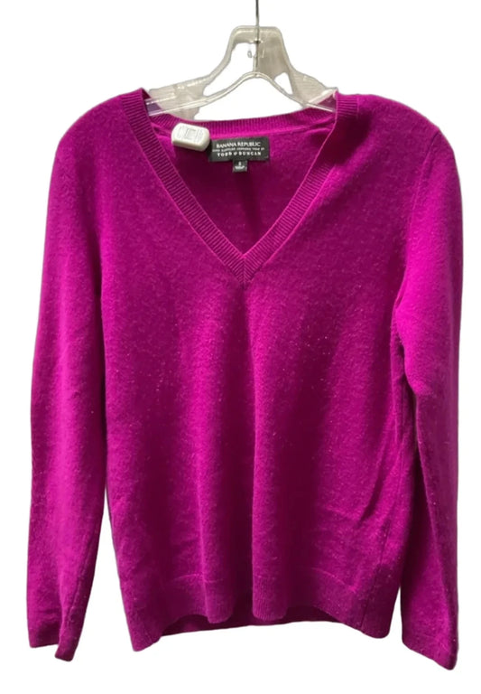 Sweater Cashmere By Banana Republic In Pink, Size: S