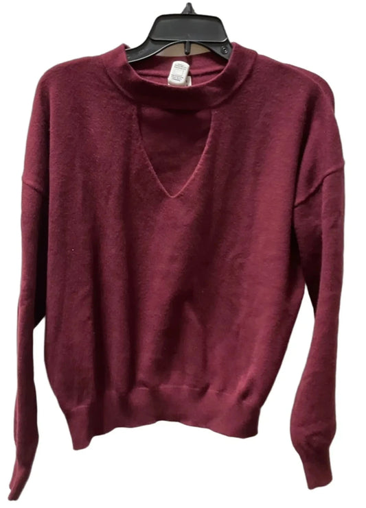 Top Long Sleeve By Peyton Jensen In Red, Size: M