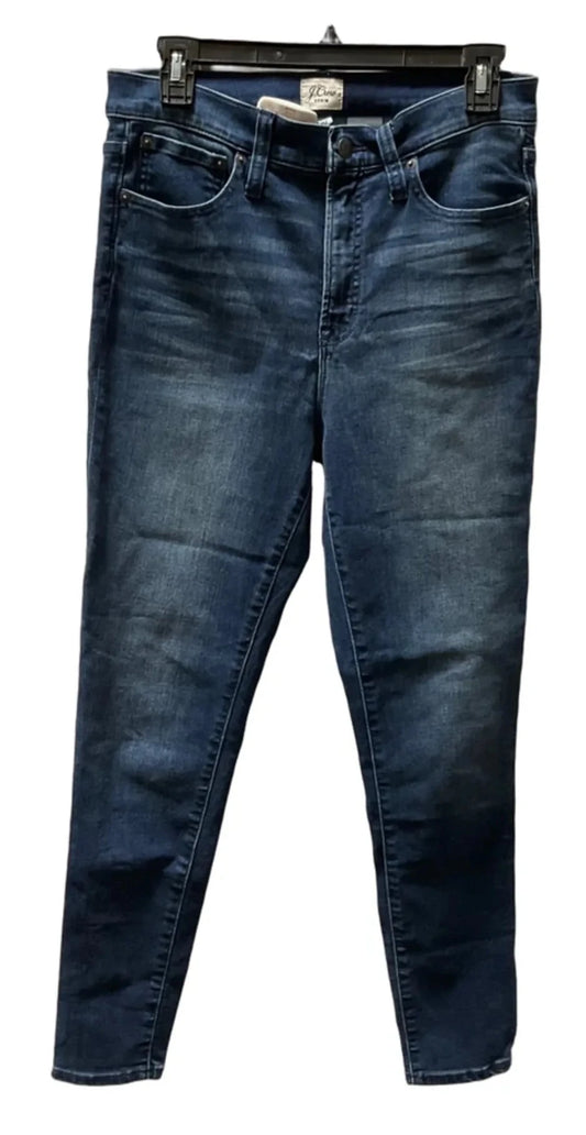 Jeans Skinny By J. Crew In Blue Denim, Size: 8