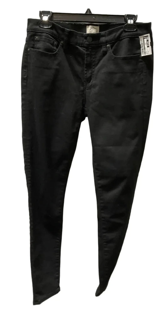 Jeans Skinny By J. Crew In Black, Size: 8
