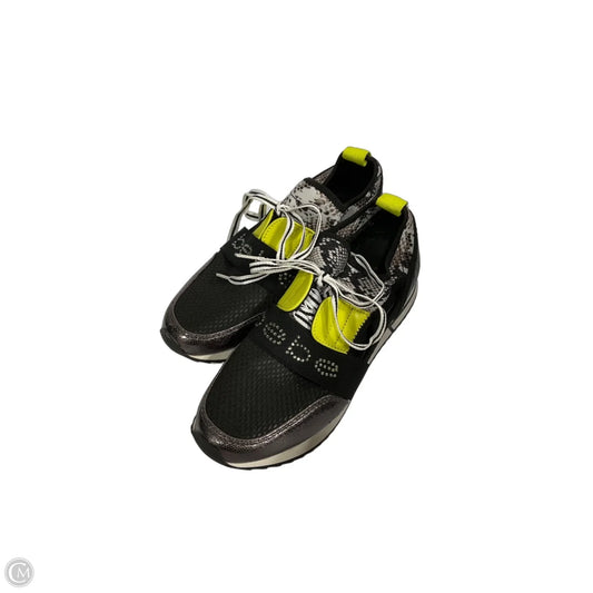 Shoes Sneakers By Bebe In Black & Gold, Size: 7