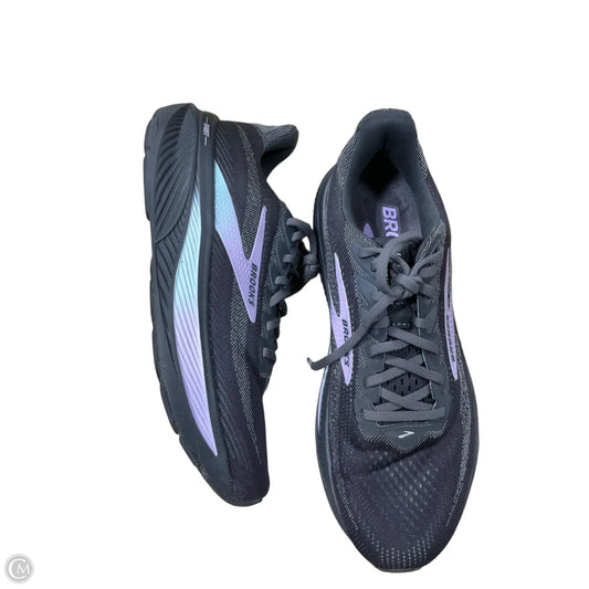 Shoes Athletic By Brooks In Grey & Purple, Size: 10.5