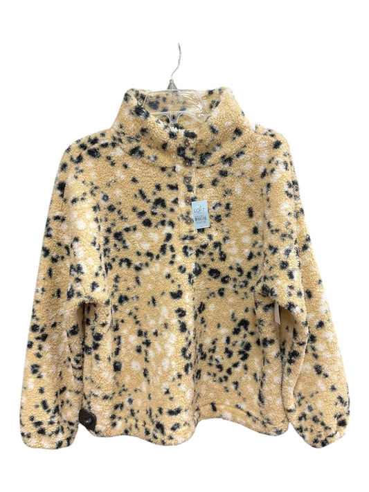 Jacket Faux Fur & Sherpa By Loft In Animal Print, Size: L