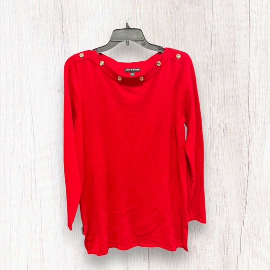 Sweater By Cable And Gauge In Red, Size: M