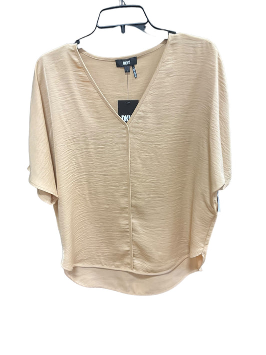 Gold Top Short Sleeve Dkny, Size S