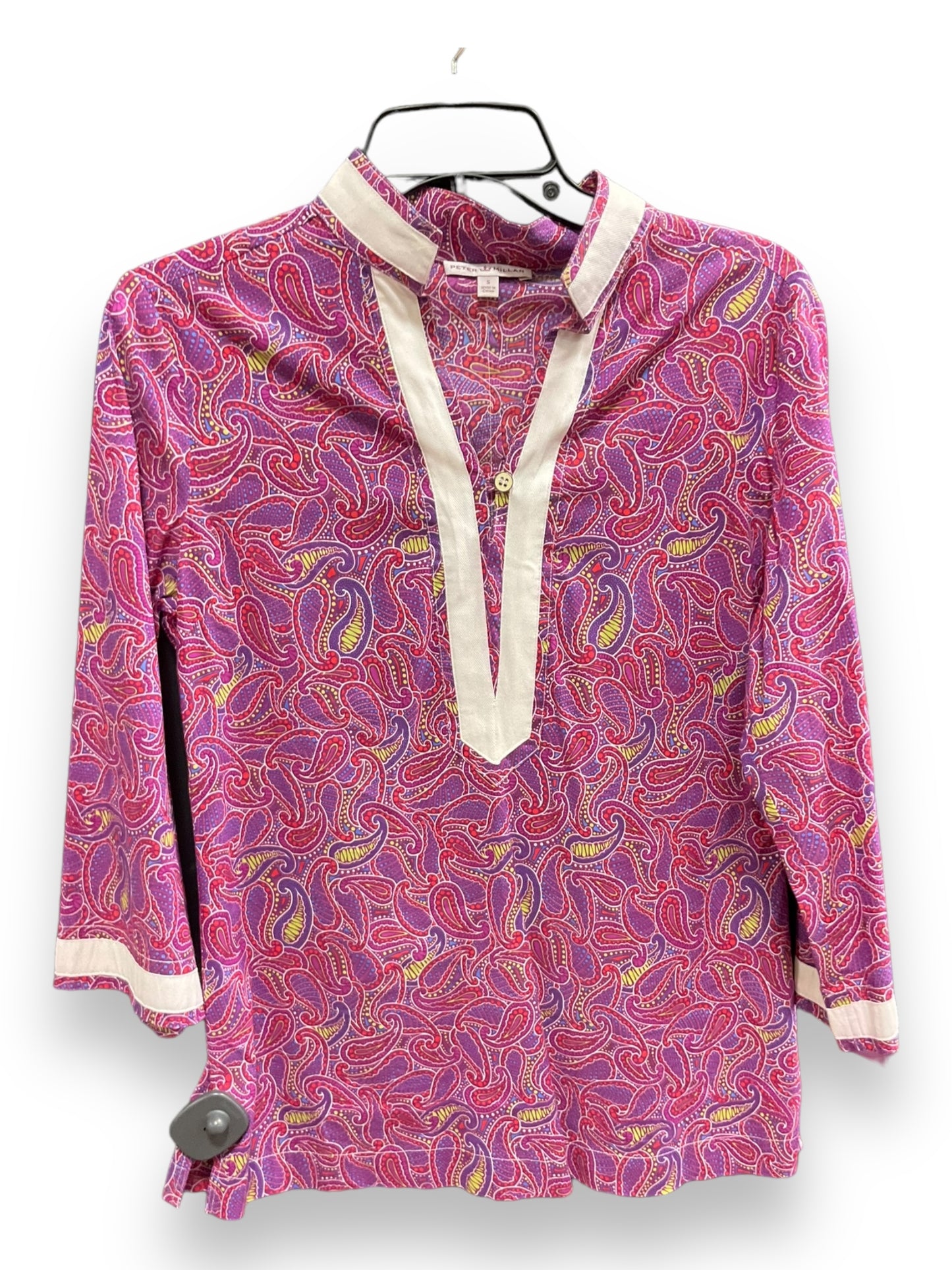 Paisley Top Long Sleeve Clothes Mentor, Size S