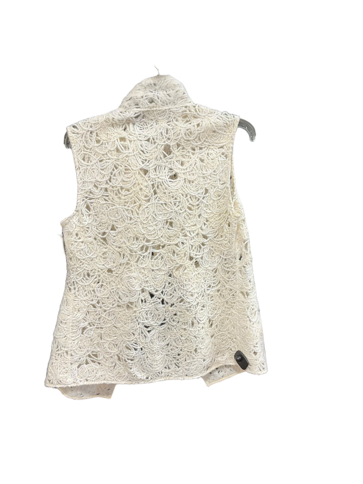 Vest Other By Per Se In Cream, Size: M