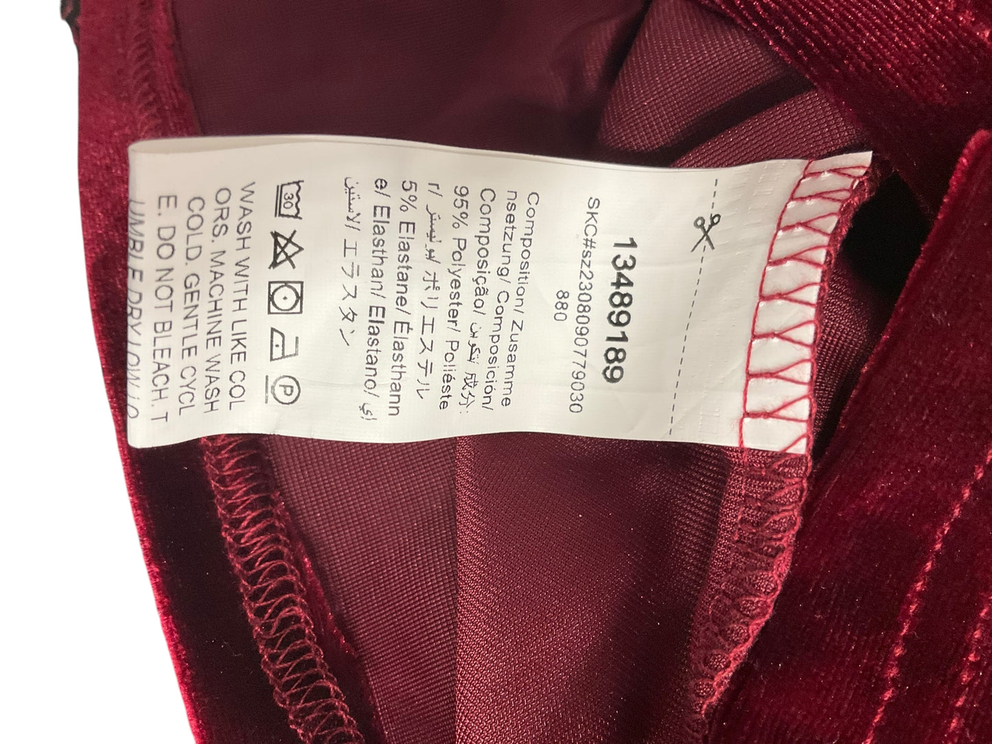 Top Long Sleeve By Shein In Red, Size: Xxl