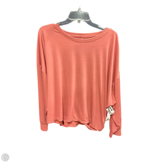 Athletic Top Long Sleeve Crewneck By Old Navy In Pink, Size: Xl
