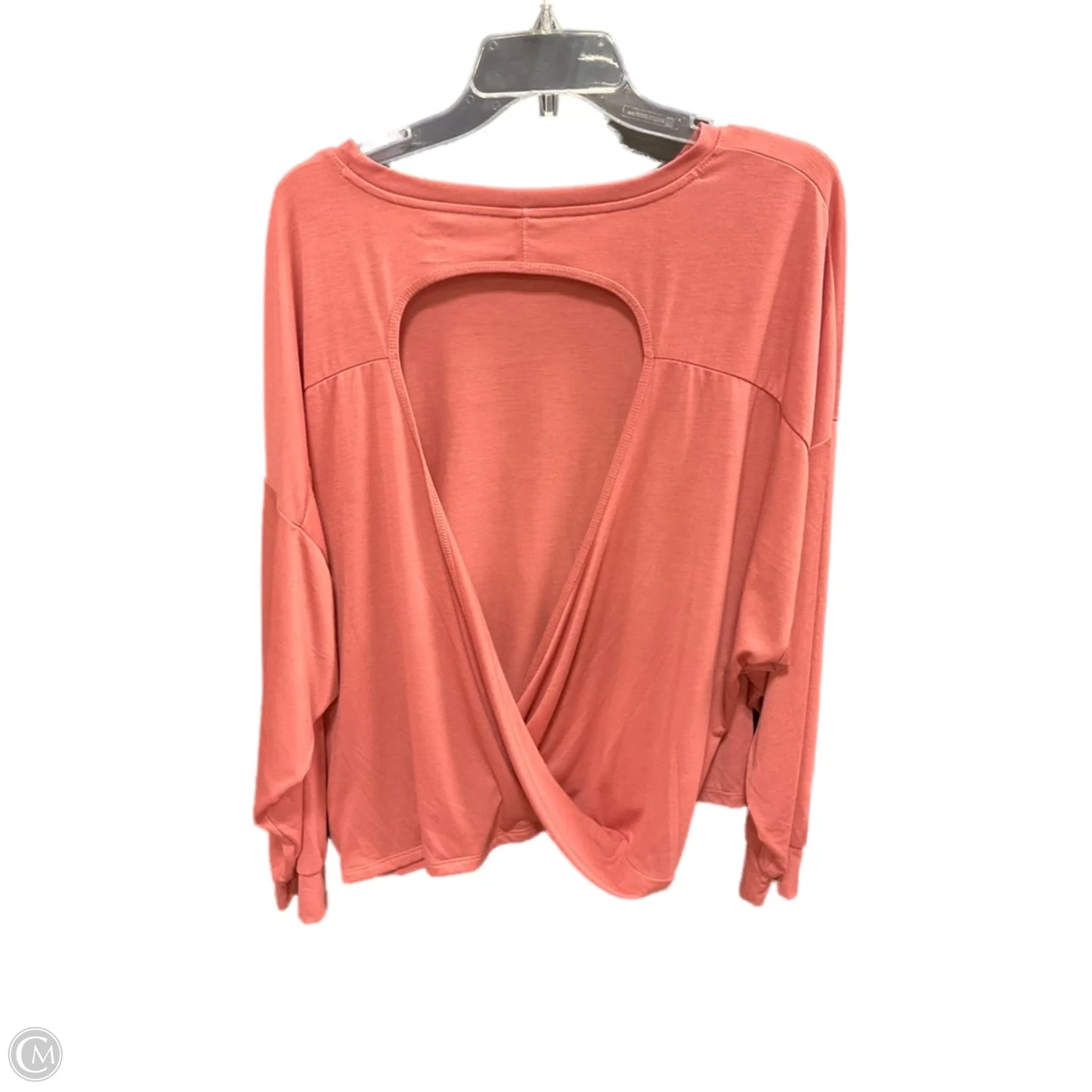 Athletic Top Long Sleeve Crewneck By Old Navy In Pink, Size: Xl
