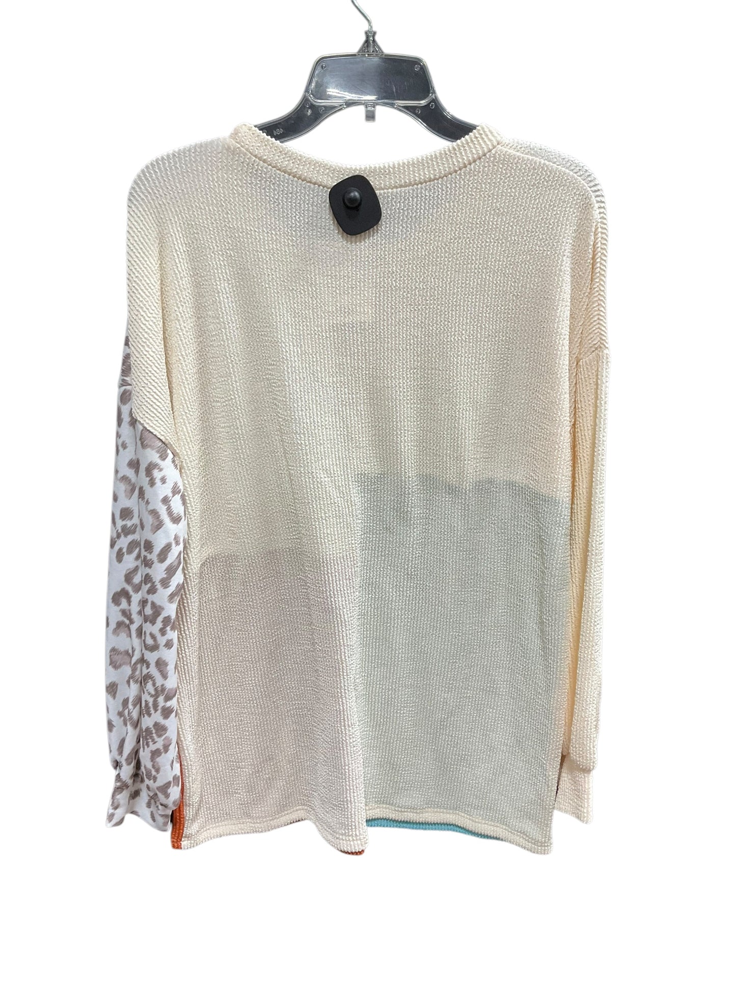 Top Long Sleeve By Clothes Mentor In Animal Print, Size: L