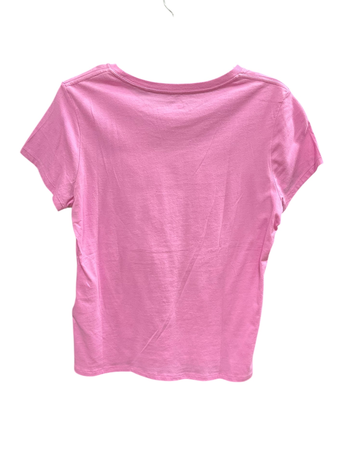 Top Short Sleeve Basic By Levis In Pink, Size: L