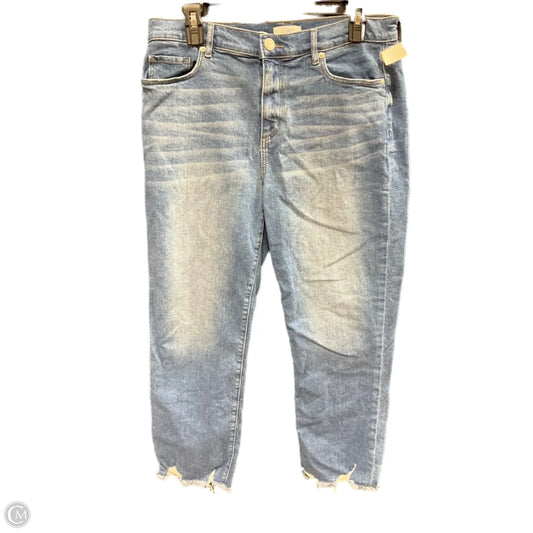Jeans Straight By Loft In Blue, Size: 10