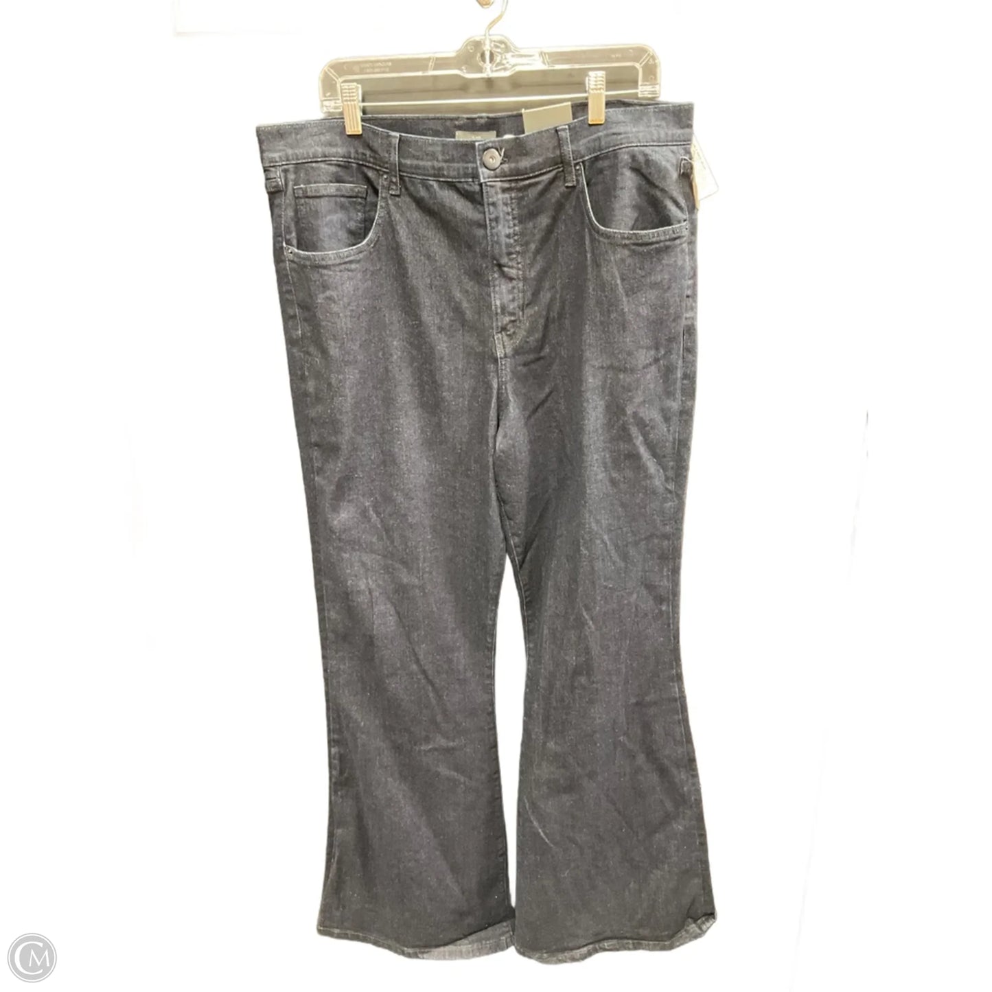 Jeans Flared By Worthington In Navy, Size: 16