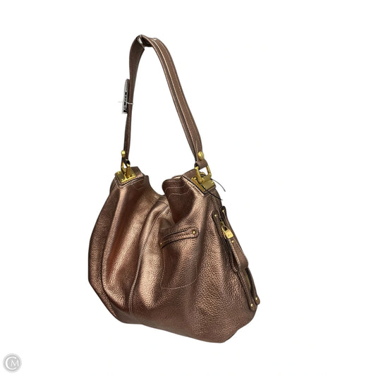 Handbag Leather By B. Makowsky, Size: Large