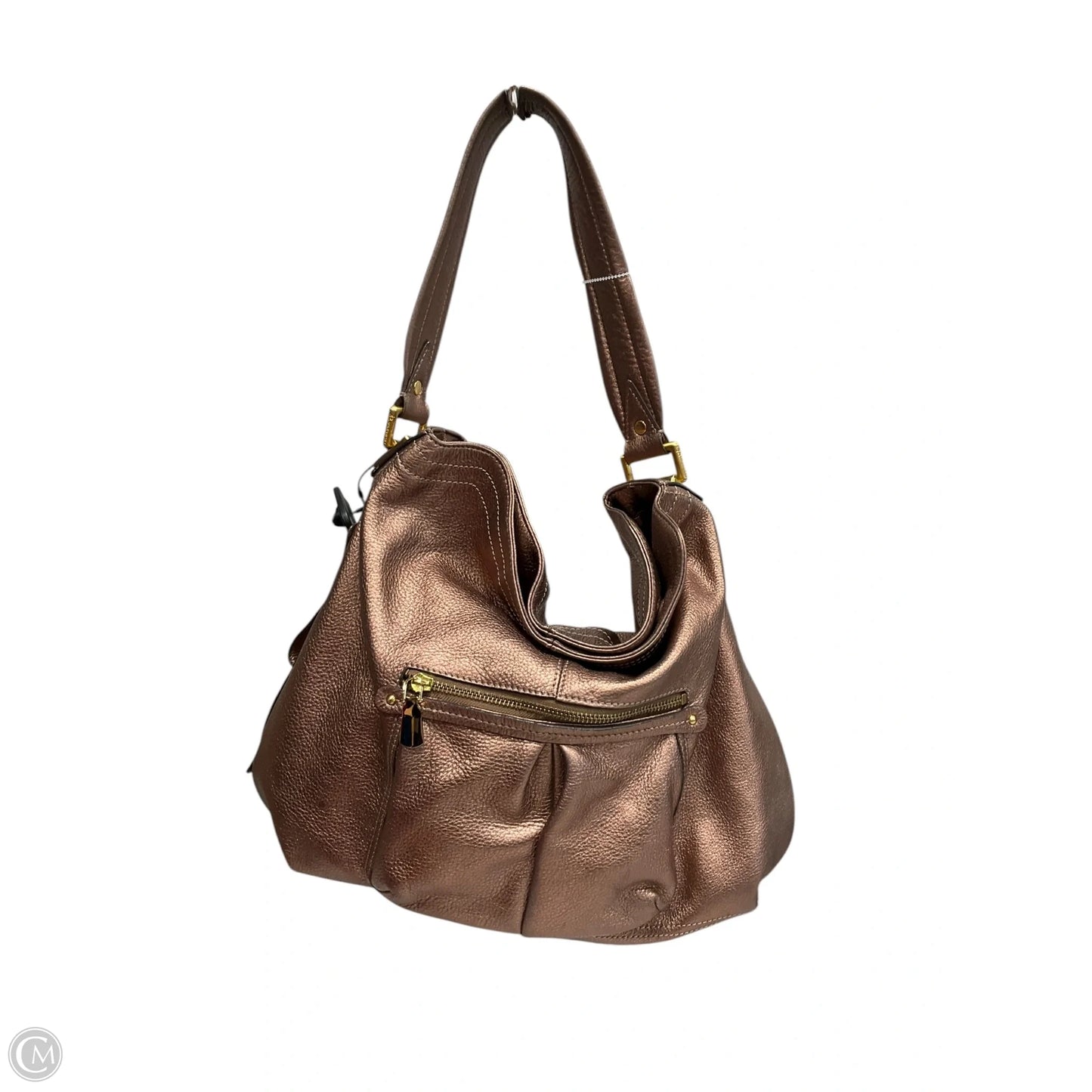 Handbag Leather By B. Makowsky, Size: Large