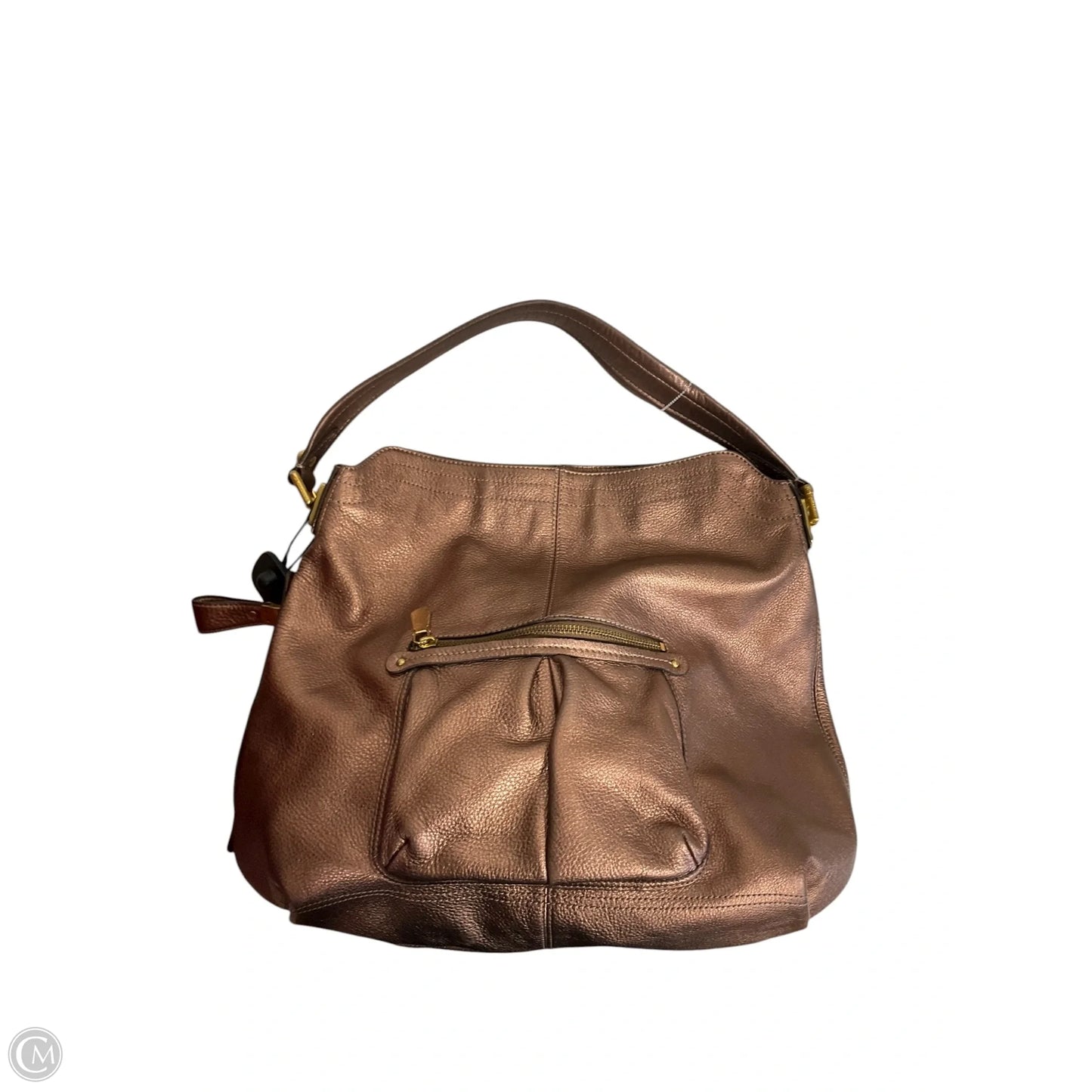 Handbag Leather By B. Makowsky, Size: Large