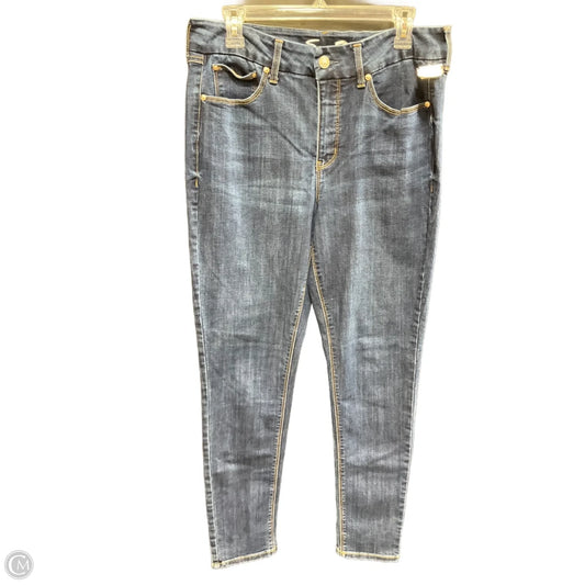 Jeans Skinny By Seven 7 In Blue, Size: 12